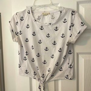Anchor Crop Top